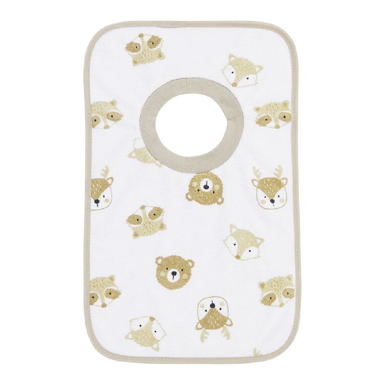 Young Original Babys' Popover Bibs 3 Pack, Brown Light, hi-res