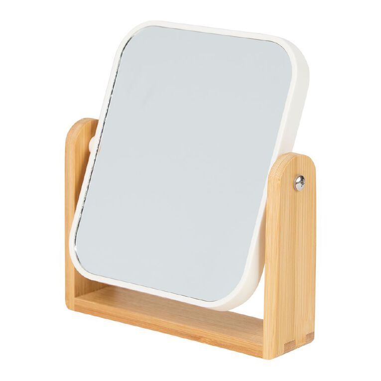 Living & Co Bamboo Flip Mirror, , hi-res