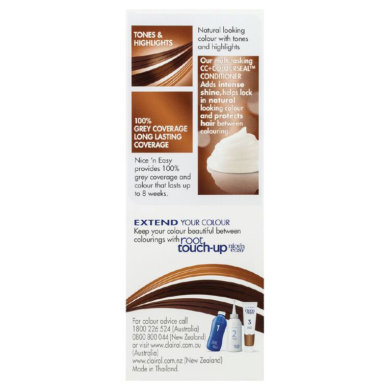 Clairol Nice N Easy Permanent Hair Colour Medium Brown 5, , hi-res