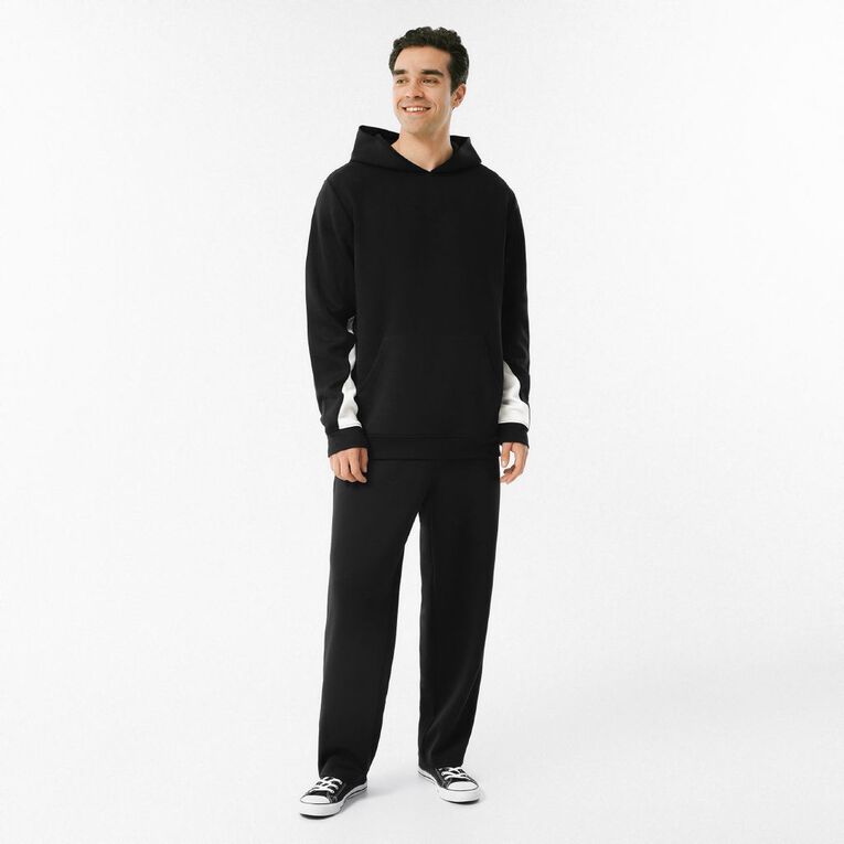 Active Intent Men's Scuba Spliced Hoodie, Black, hi-res