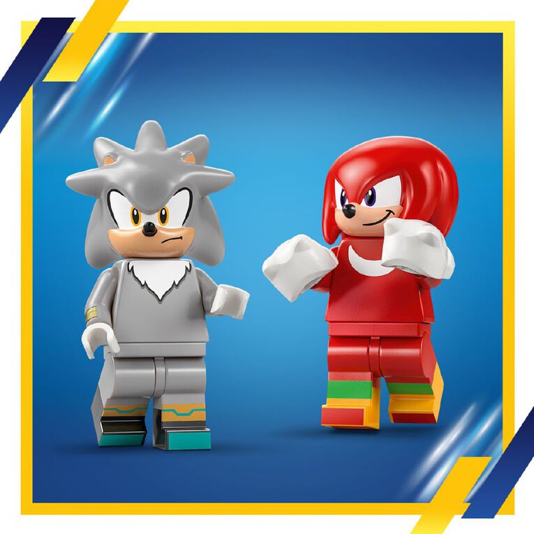 LEGO Sonic Silvers Car vs Knuckles Monster Truck 77118, , hi-res