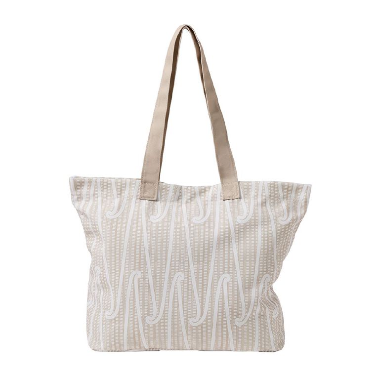 Karanga Ink Tote Bag, Cream, hi-res
