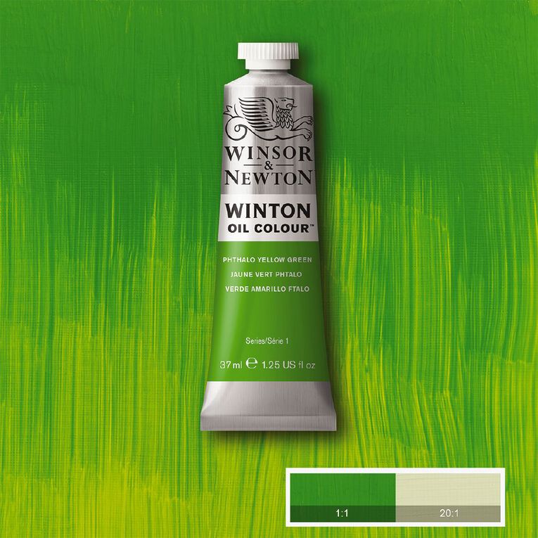 Winsor & Newton Winton Oil Phthalo Yellow Green 37ml, , hi-res