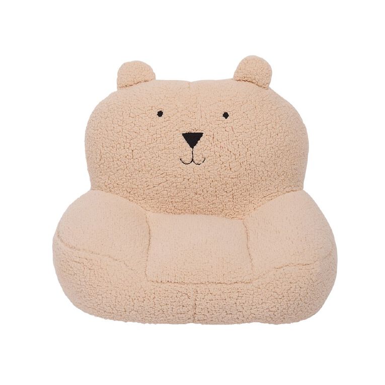 Living & Co Cuddly Bear Chair Brown Mid, , hi-res