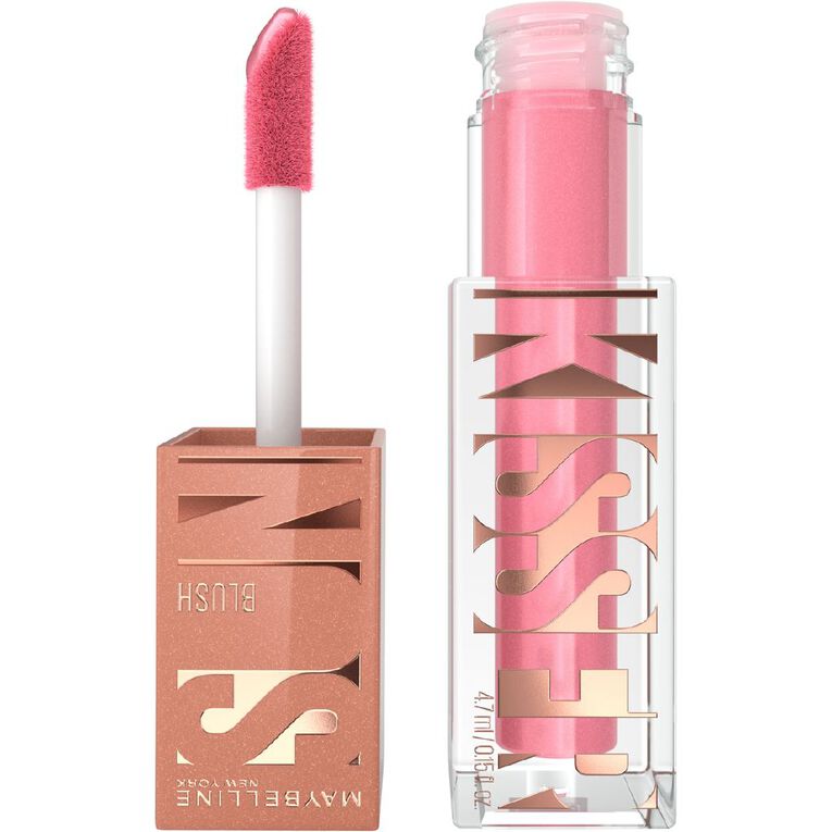 Maybelline Sunkisser Multi-use Liquid Blush Blazing Blush 4.7ml, , hi-res