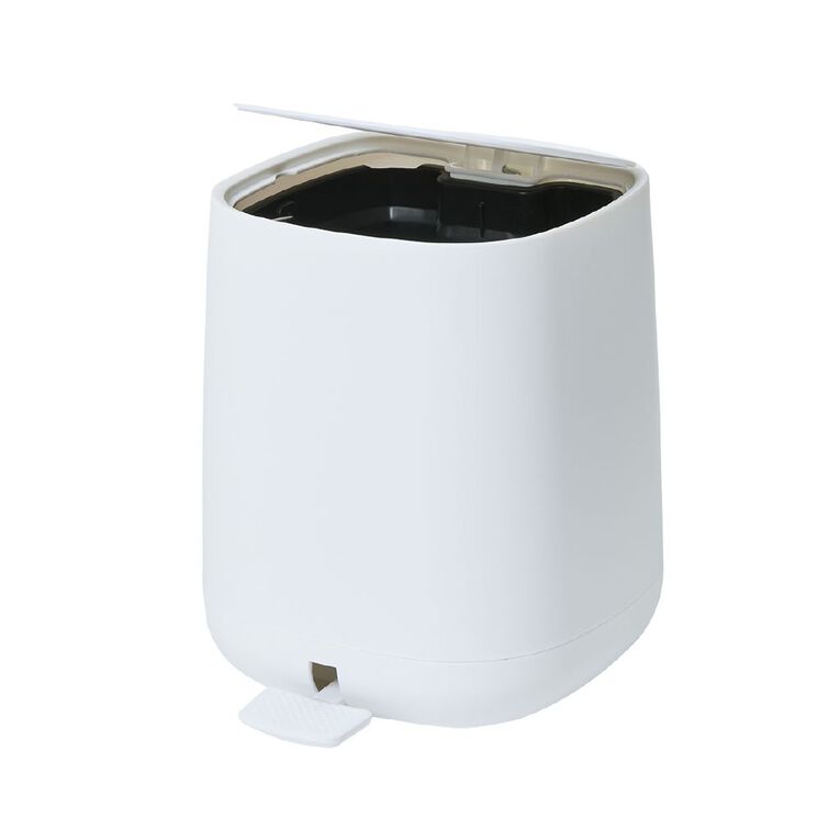 Living & Co Rubbish Bin White, , hi-res