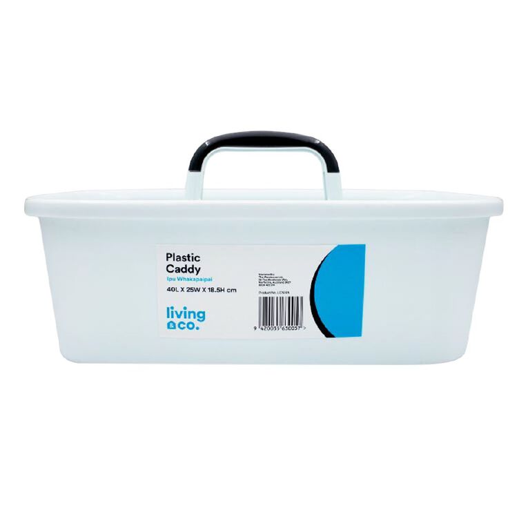 Living & Co Everyday Cleaning Caddy White, , hi-res