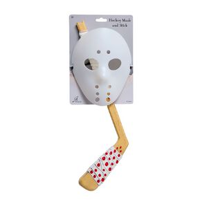 Seasons Hockey Mask And Bloody Stick