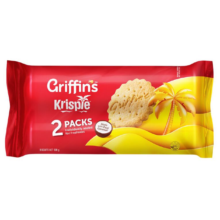 Griffin's Krispie Twin Pack 500g, , hi-res