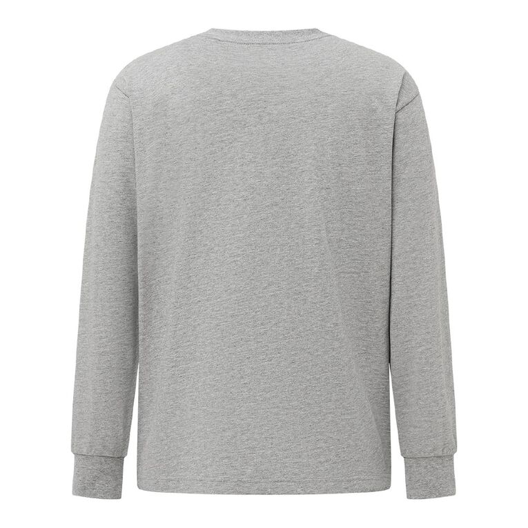 Garage Men's Heavyweight Boxy Tee, Grey Marle, hi-res