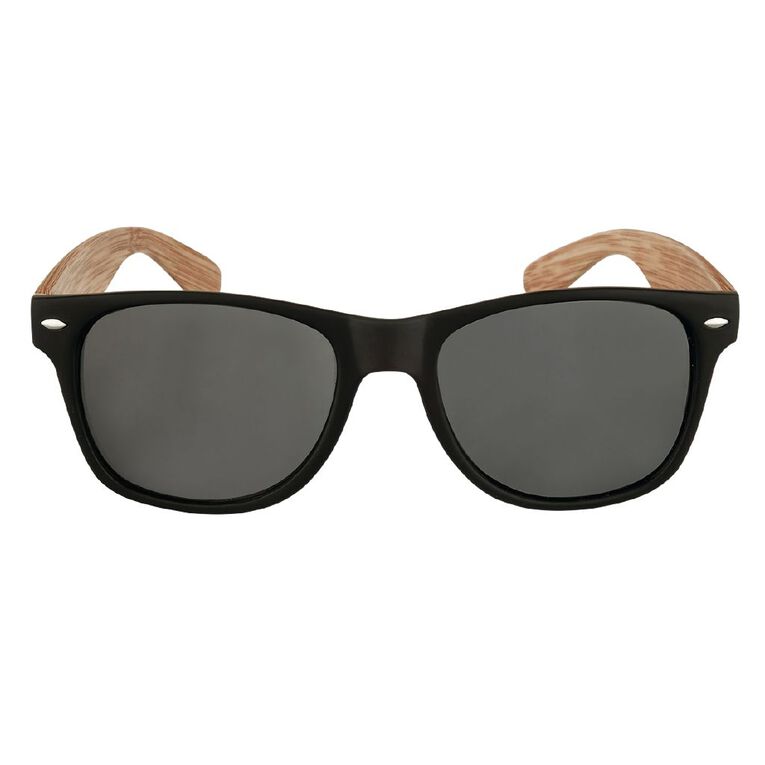 H&H Essentials Unisex Blonde Wood Sunglasses, , hi-res