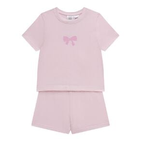 H&H Girls' Tee & Short Pyjama Set