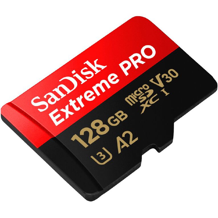 Sandisk Extreme Pro 128GB MicroSD Card, , hi-res