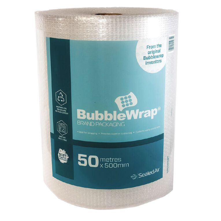 Sealed Air Recycled Bubble Wrap Roll 500mm x 50m The Warehouse