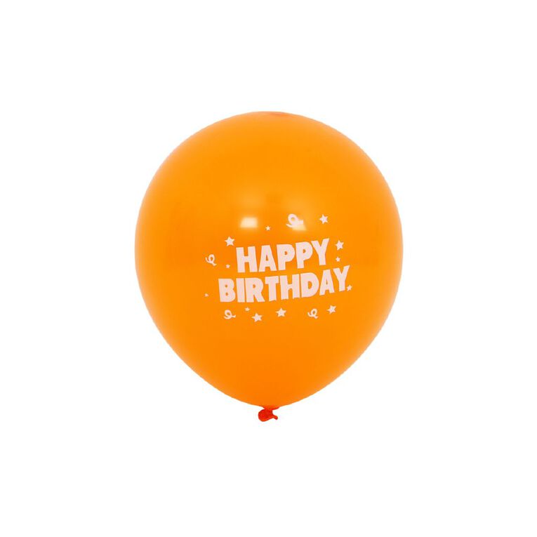 Party Inc Balloons Happy Birthday 25cm, , hi-res