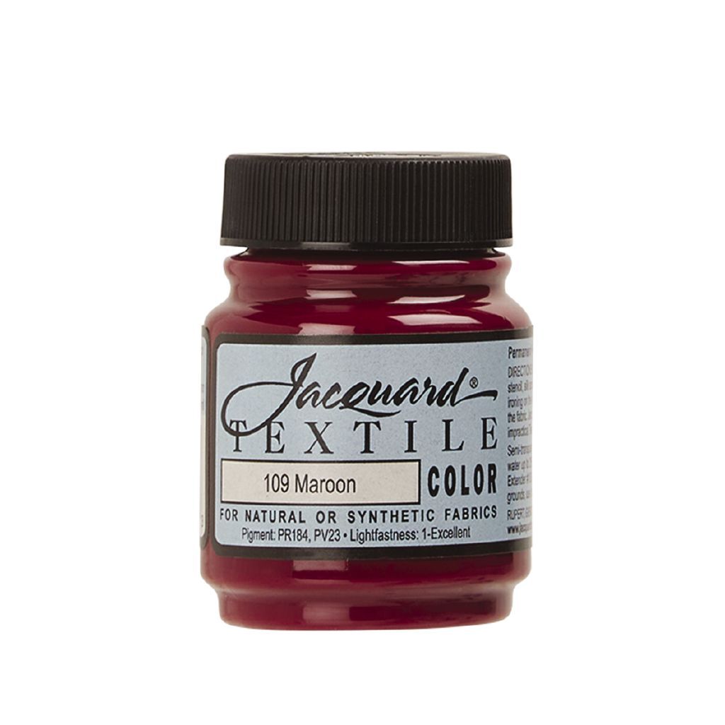 Textilfarbe DARK BURGUNDY – 60 Ml, Acryl, Für Stoffe, Turnschuhe & Mehr