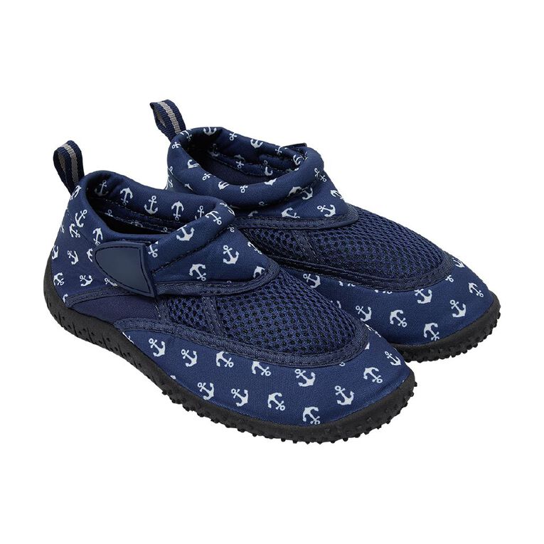 Young Original Senior Kids's Chris Printed Aqua socks, Blue Dark, hi-res
