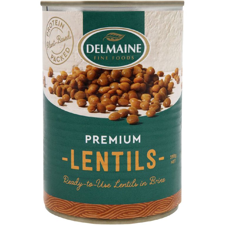 Delmaine Lentils 390g, , hi-res