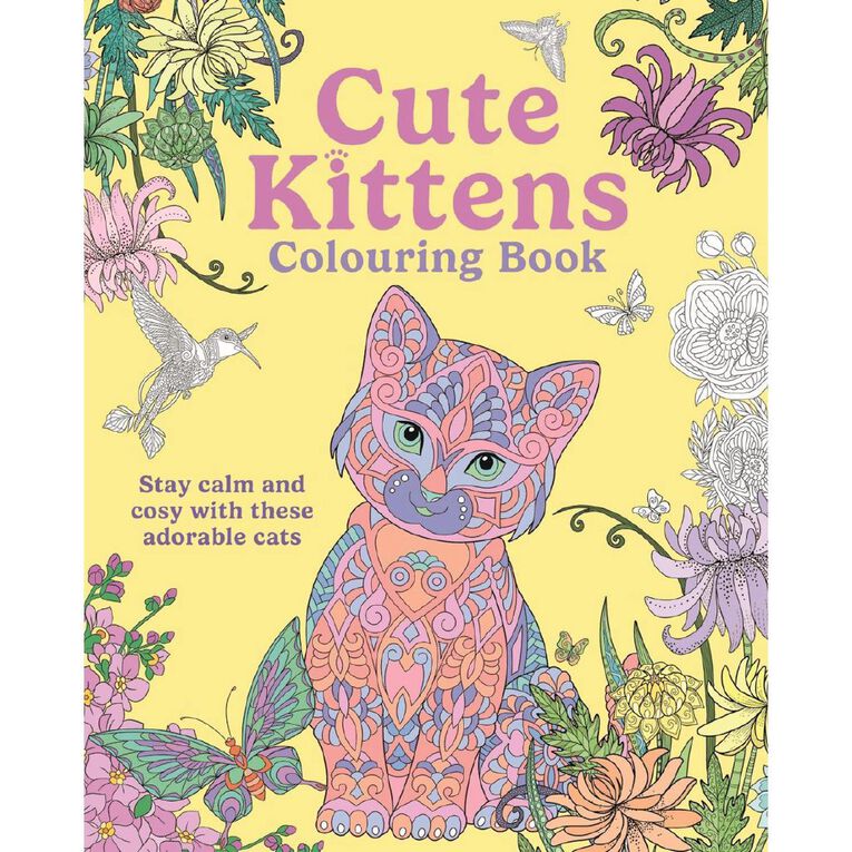 Cute Kittens Colouring Book by Tansy Willow, , hi-res