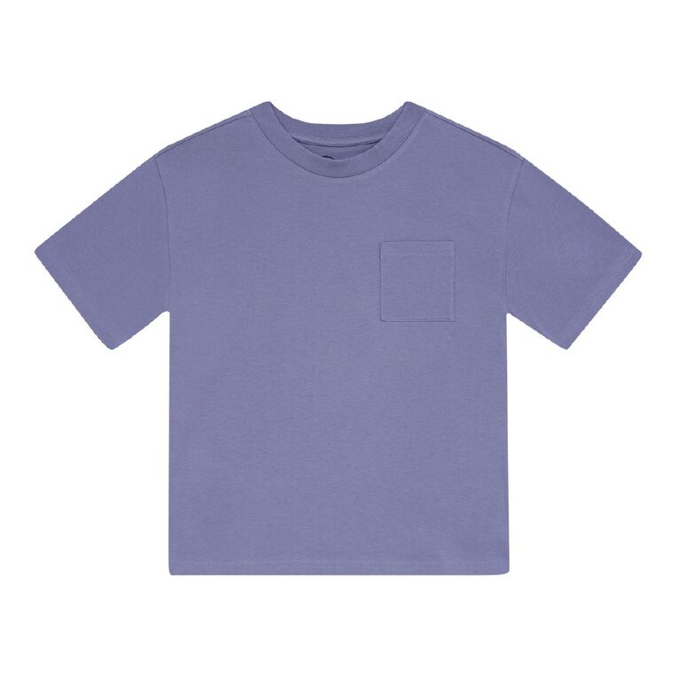 Young Original Short Sleeve Pocket Tee, Purple Mid, hi-res