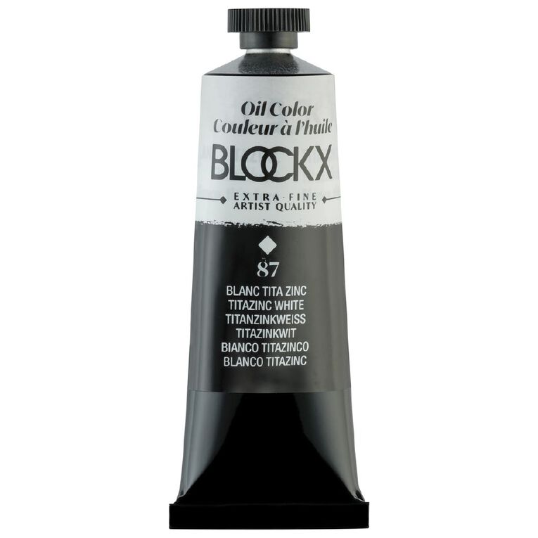 BLOCKX Oil Tube 35ml 87 Titazinc White White, , hi-res