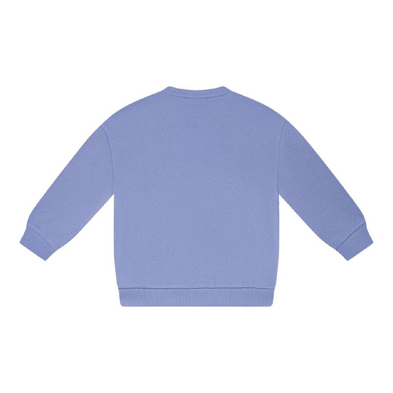 Young Original Plain Crew Sweat, Blue Light, hi-res