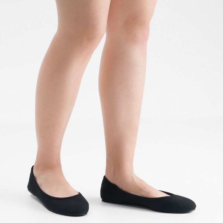 H&H Women's Dorsee Ballet Shoes, Black, hi-res