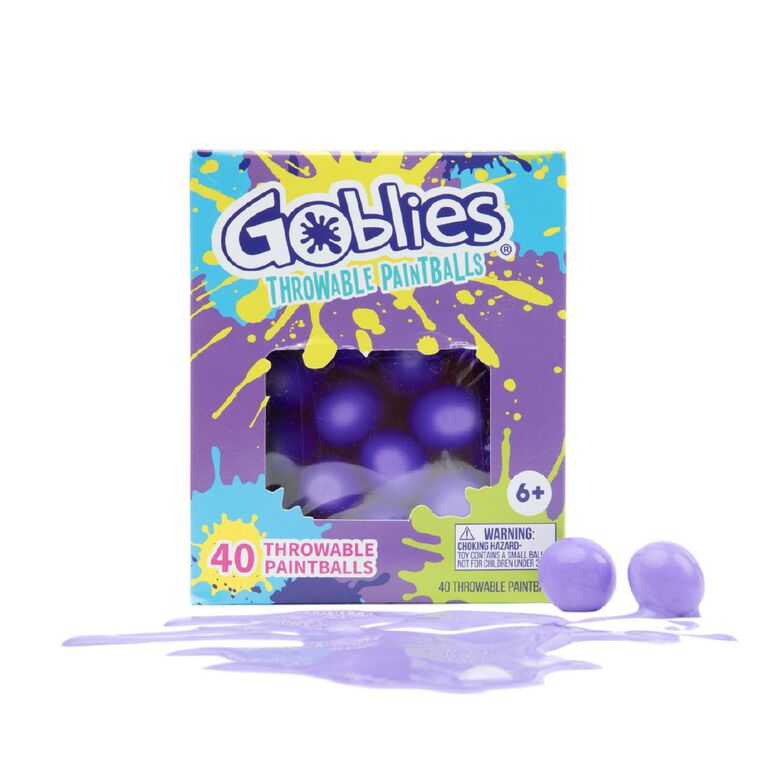 Goblies Throwable Paintballs 40 Pack Purple Mid, , hi-res