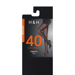 H&H Women's 40 Denier Tights 1 Pair