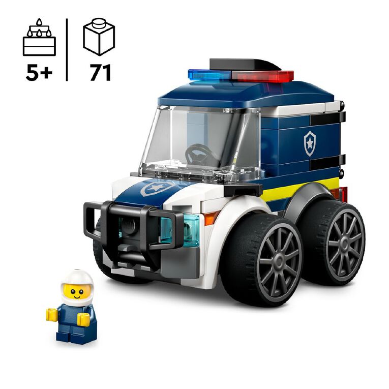 LEGO CITY Rides PoliceTruck 60481, , hi-res