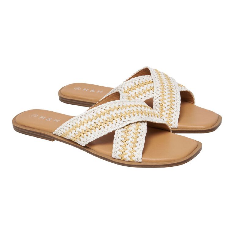 H&H Women's Sandals, Cream, hi-res
