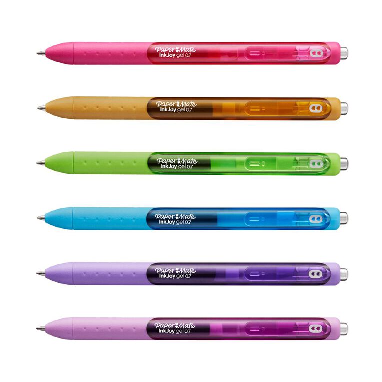 Paper Mate Inkjoy Gel 0.7mm Fashion 6 Pack, , hi-res
