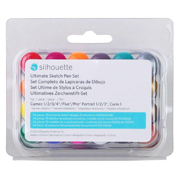 Silhouette Basics Sketch Pen Set 24 Pack, , hi-res