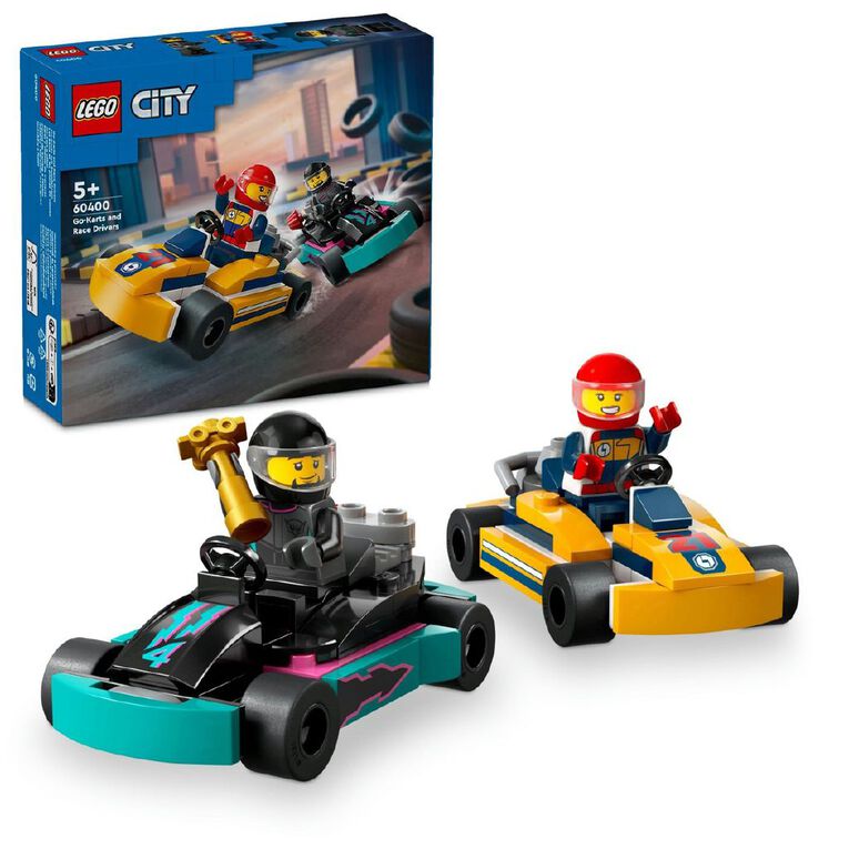 LEGO CITY Go-Karts and Race Drivers 60400, , hi-res