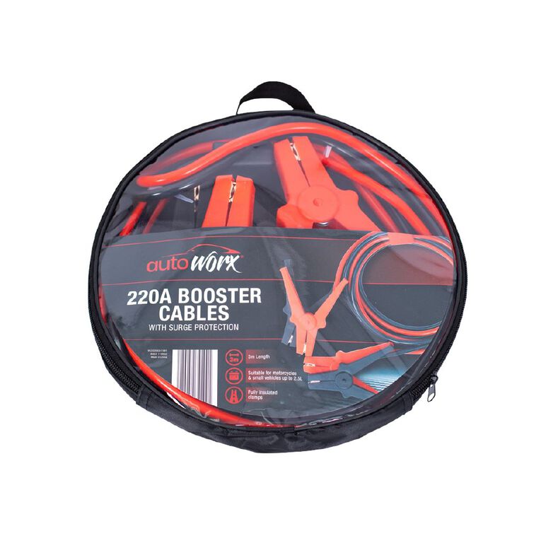 Autoworx Booster Cables 220AMP, , hi-res