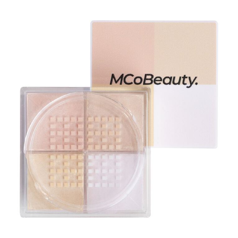 MCoBeauty Correcting Quad Loose Powder- Medium- Warm, , hi-res