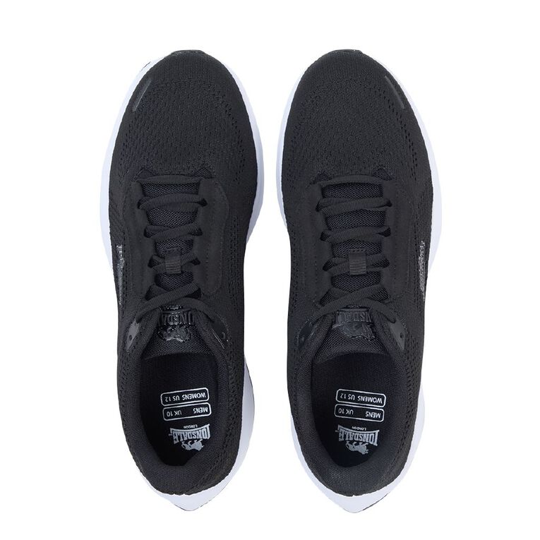 Lonsdale Heartland Trainers, Black, hi-res