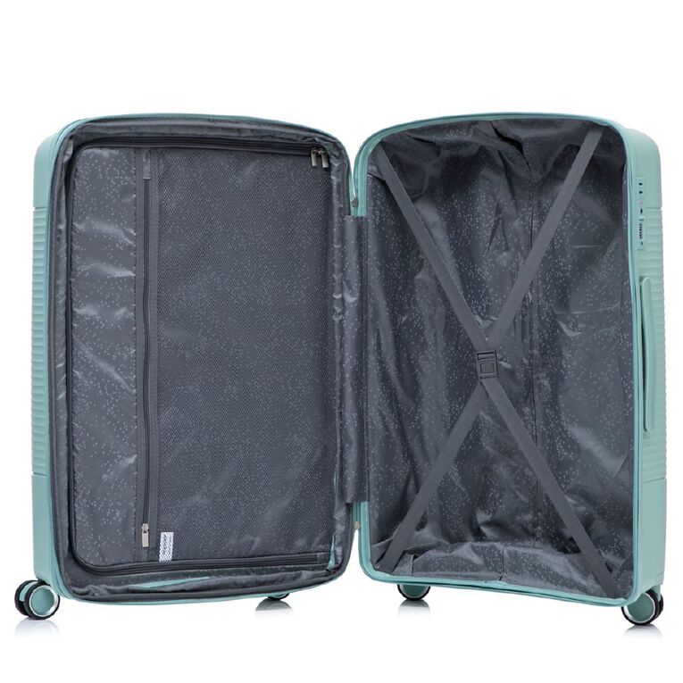 Wander Hard Textured Carry On Suitcase with Front Open, , hi-res