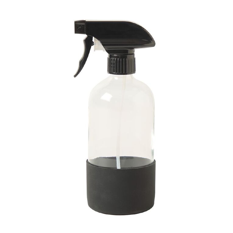 Living & Co Glass Bottle Spray Clear 500ml, , hi-res
