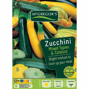 McGregor's Mixed Zucchini Vegetable Seeds