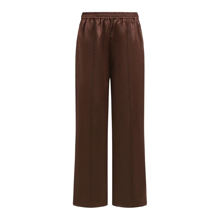 BRDRLESS Brdless Leni Wide Leg Pants, Mocha, hi-res