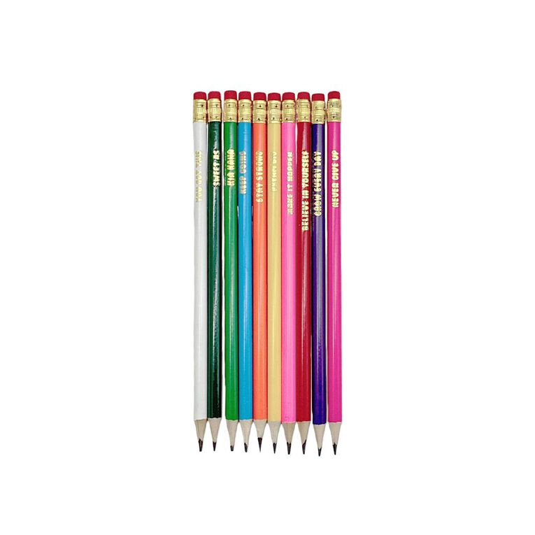 WS Peppy HB Pencils Assorted 10 Pack, , hi-res