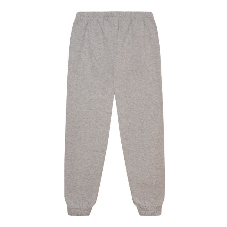 Young Original Plain Cuffed Trackpants, Grey Light SNOW MARLE, hi-res