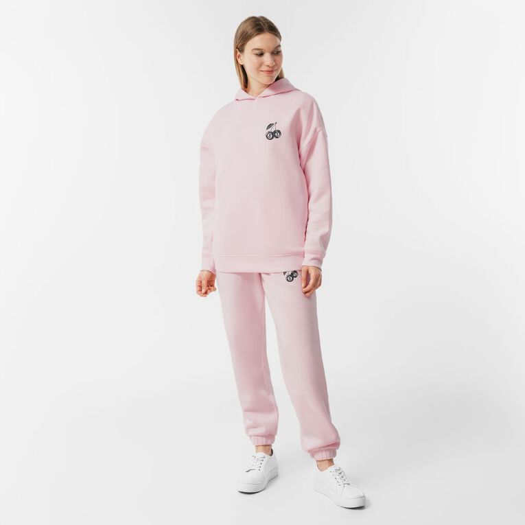 H&H Women's Fresh Fleece Long Sleeve Hoodie, Pink Light, hi-res