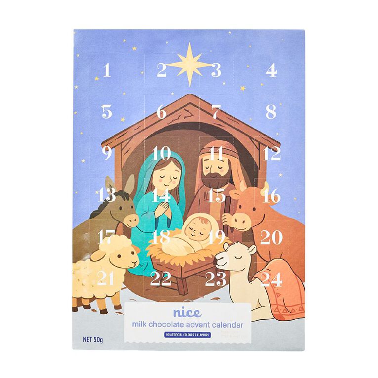 Nice Nativity Advent Calendar 50g, , hi-res