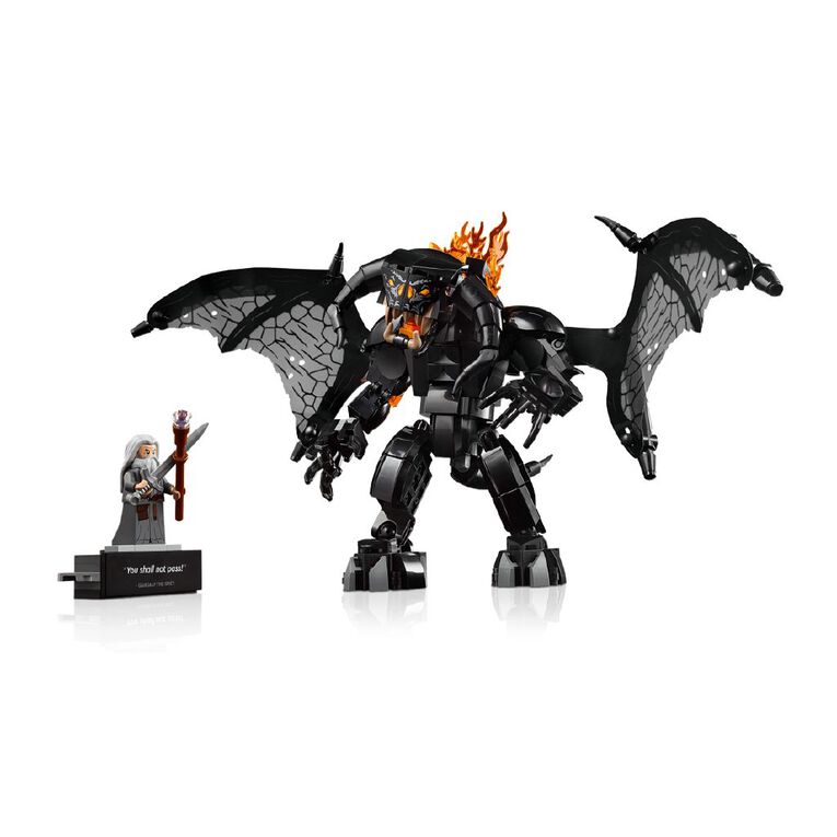 LEGO Icons Lord Of The Rings Balrog Book Nook 10367, , hi-res