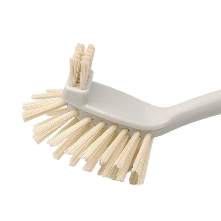 Living & Co Bamboo Handle Dishbrush with Scrubber, , hi-res