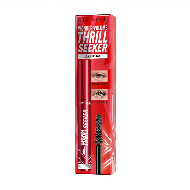 Rimmel Rimmel Wonder Volume Thrill Seeker Mascara 02 Black Brown, , hi-res