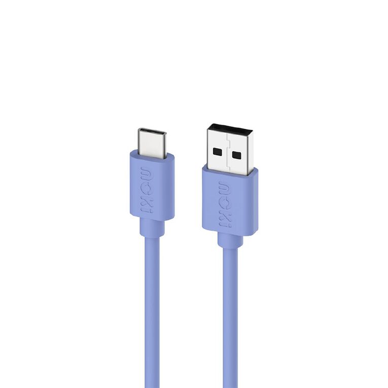 Moki USB-A to USB-C SynCharge Cable 1m - Ultra Blue, , hi-res
