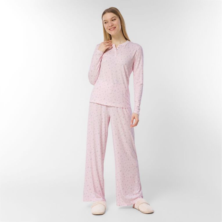 H&H Women's Comfy Pyjama Pants, Pink Light, hi-res